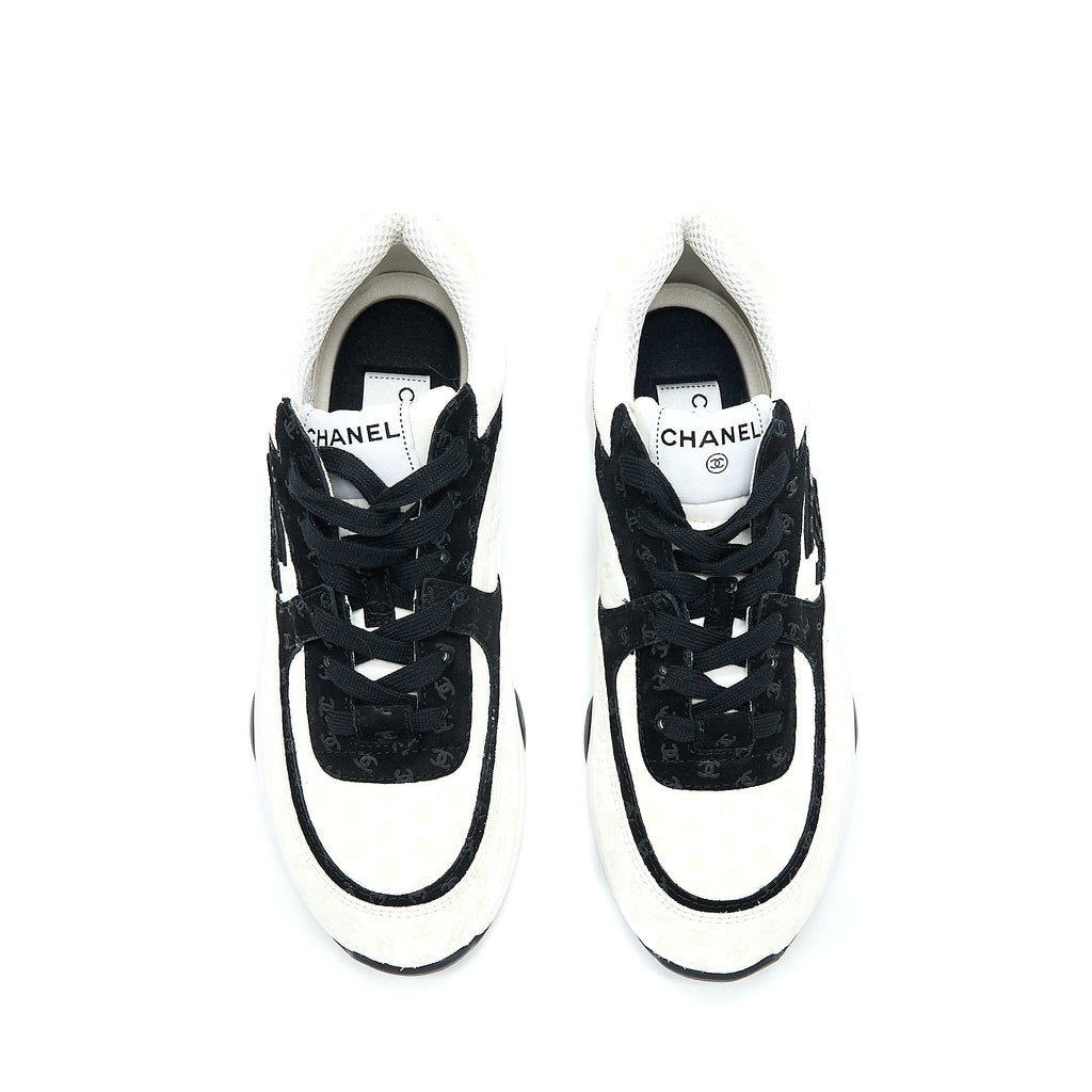 chanel-size-38-5-22a-trainers-printed-suede-calfskin-black-white