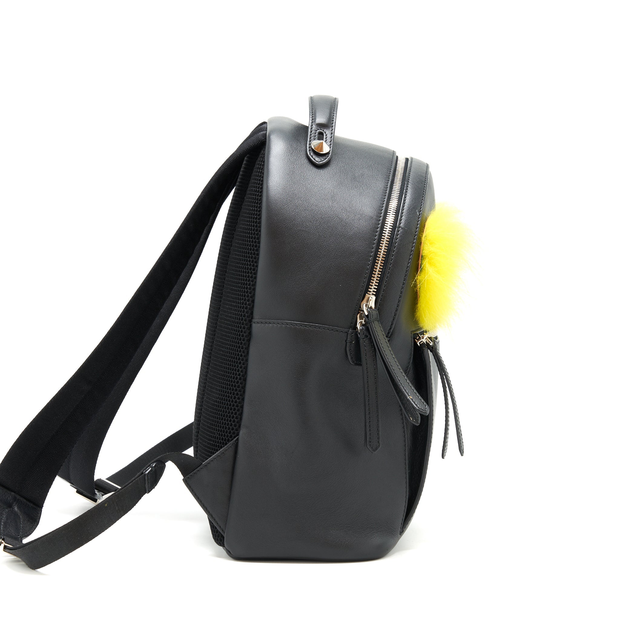 fendi-monster-backpack-black-yellow-fur