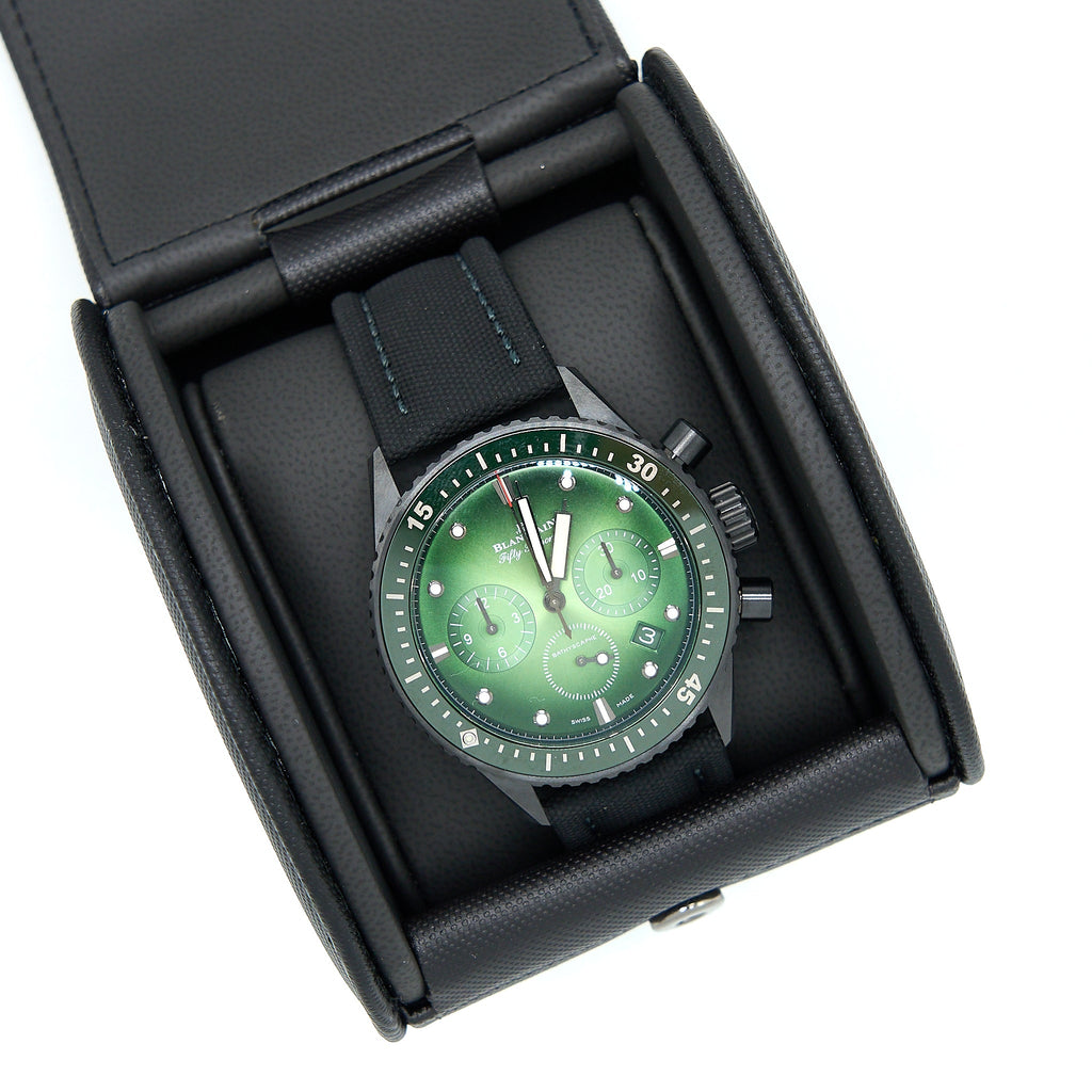 blancpain-fifty-fathoms-bathyscaphe-chronograph-flyback-green-dial-model-5200-0153-b52a