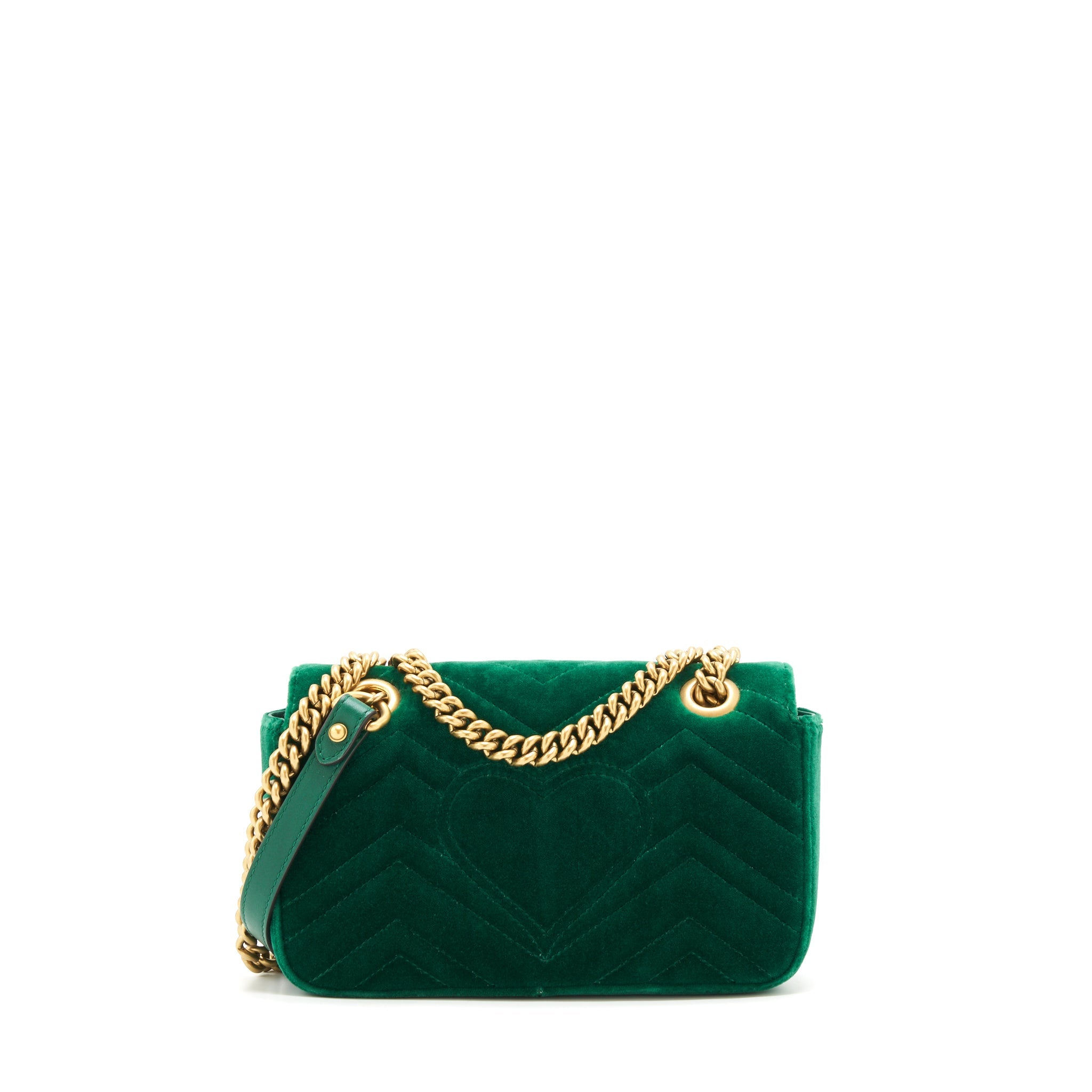 gucci-mini-marmont-bag-velvet-green-ghw