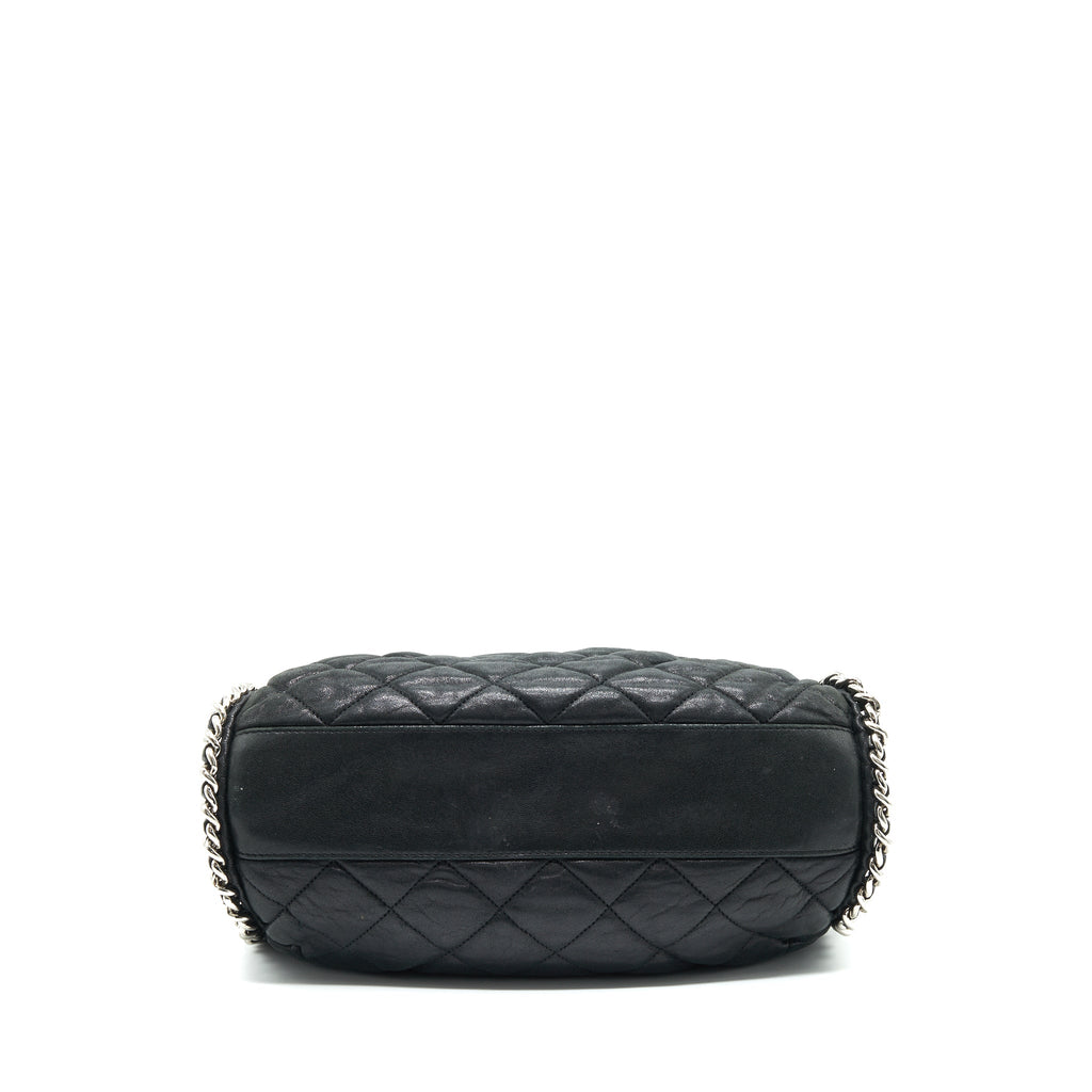 chanel-quilted-leather-with-chain-shoulder-bag-black-shw