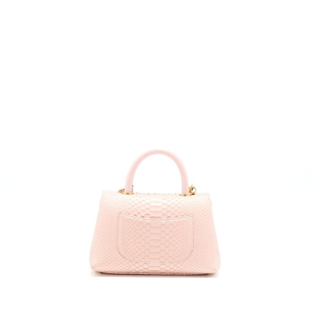 chanel-small-coco-handle-python-leather-light-pink-brushed-ghw