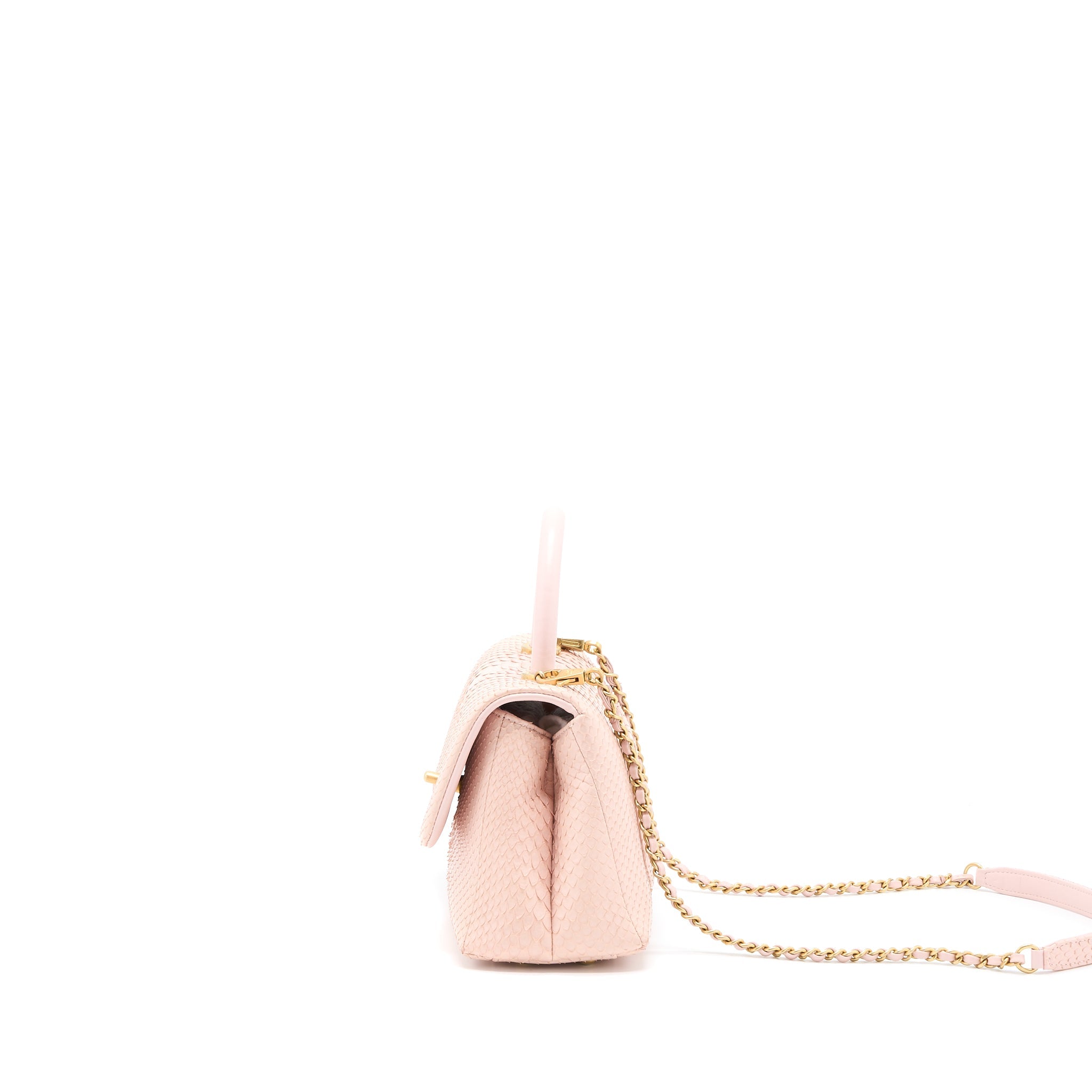 chanel-small-coco-handle-python-leather-light-pink-brushed-ghw