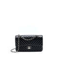 chanel-medium-classic-double-flap-bag-chevron-caviar-black-shw