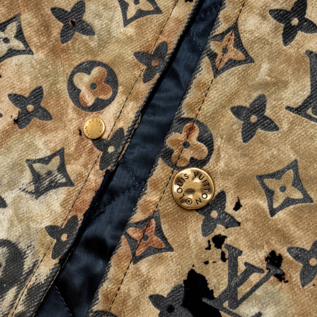 louis-vuitton-x-pharrell-size-46-jacket-monogram-bleached-denim-multicoloured