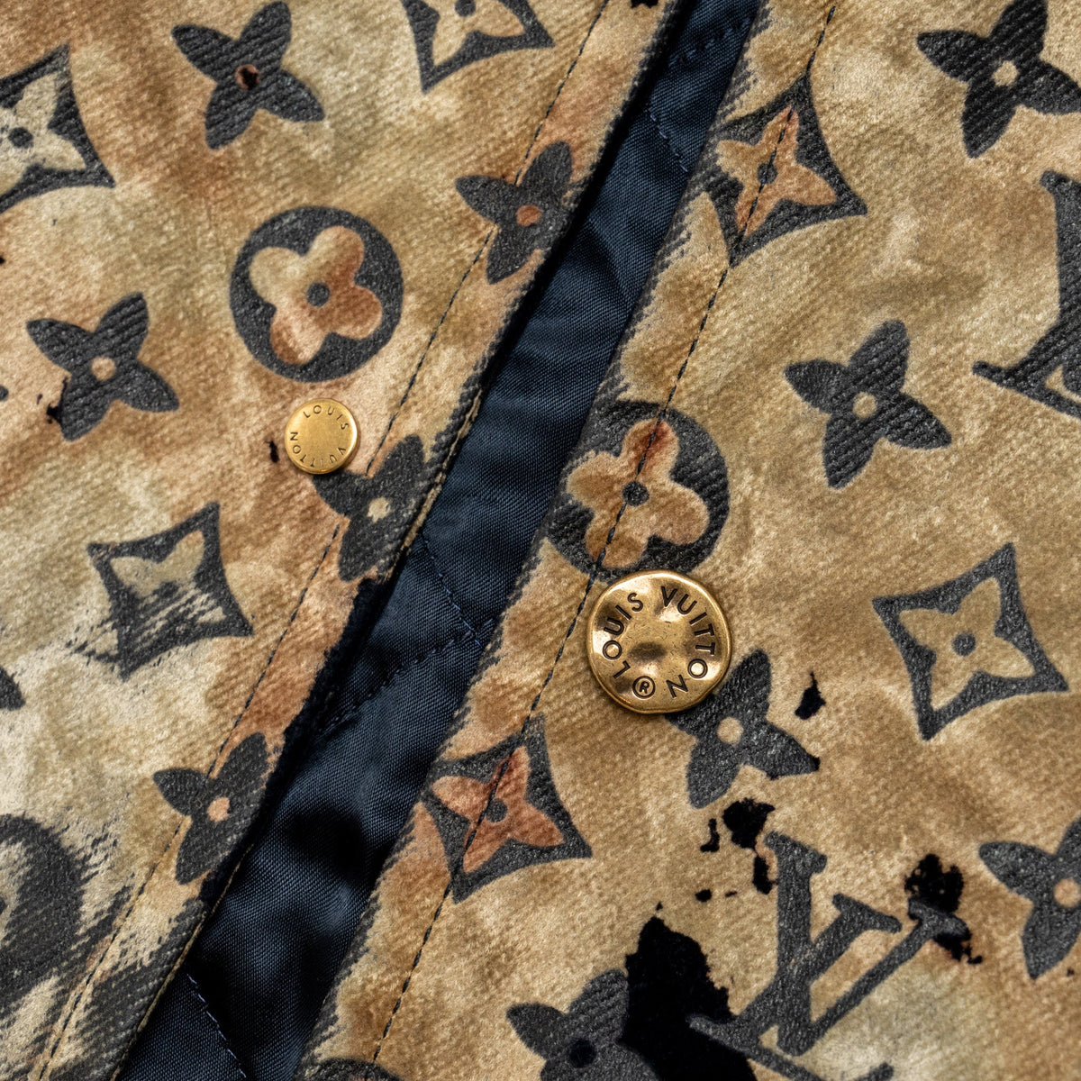 louis-vuitton-x-pharrell-size-46-jacket-monogram-bleached-denim-multicoloured