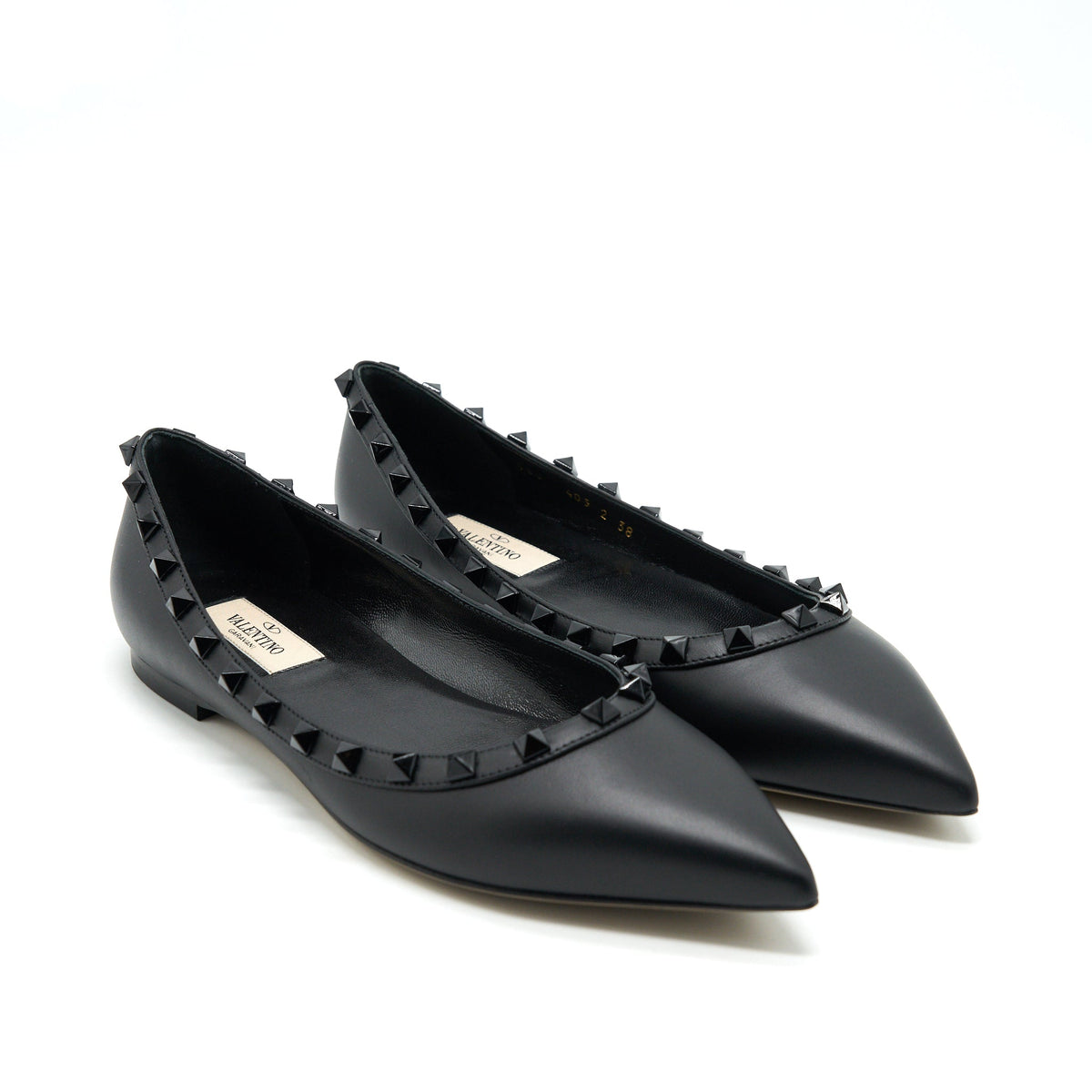 valentine-size-38-garavani-rockstud-flat-shoes-black