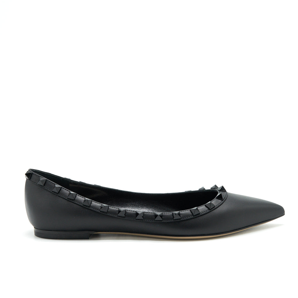 valentine-size-38-garavani-rockstud-flat-shoes-black