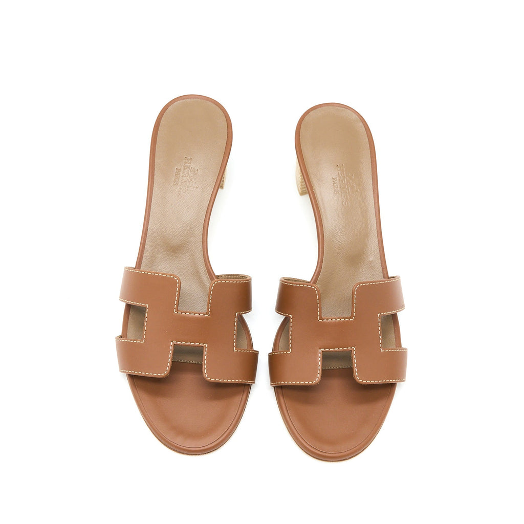 copy-of-hermes-size-38-oasis-sandals-calfskin-gold