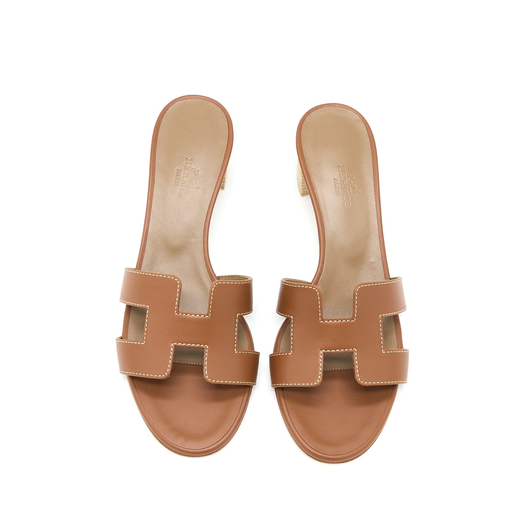 copy-of-hermes-size-38-oasis-sandals-calfskin-gold