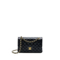 chanel-small-classic-double-flap-bag-lambskin-black-ghw-microchip