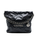 chanel-small-22-bag-calfskin-black-shwmicrochip