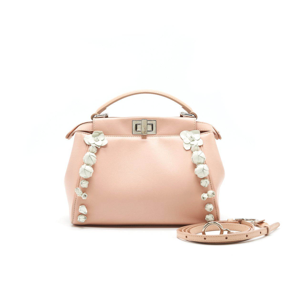 fendi-peekaboo-mini-kappa-handle-bag-lambskin-in-baby-pink-with-white-flowers