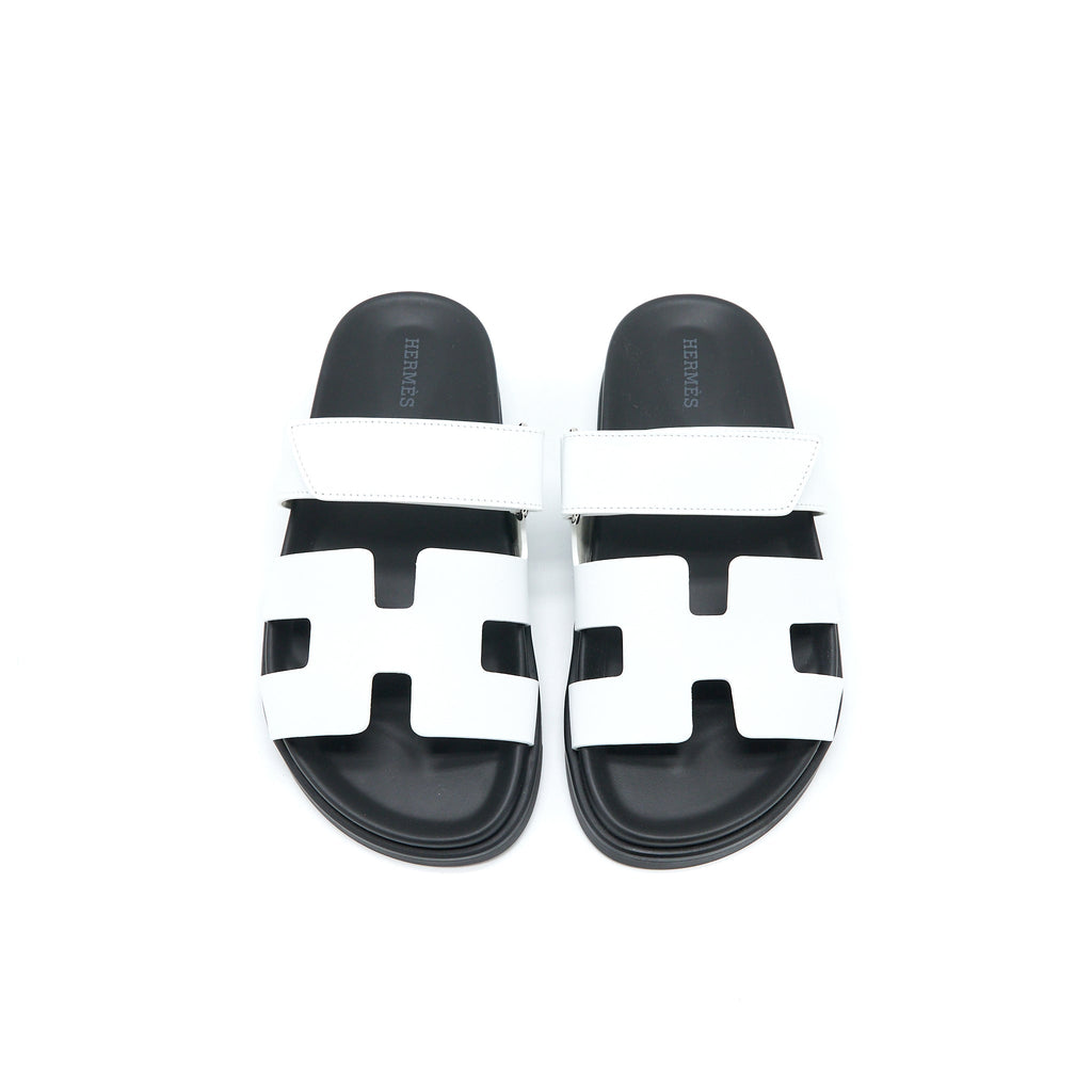 hermes-size-36-chypre-sandal-calfskin-white-black