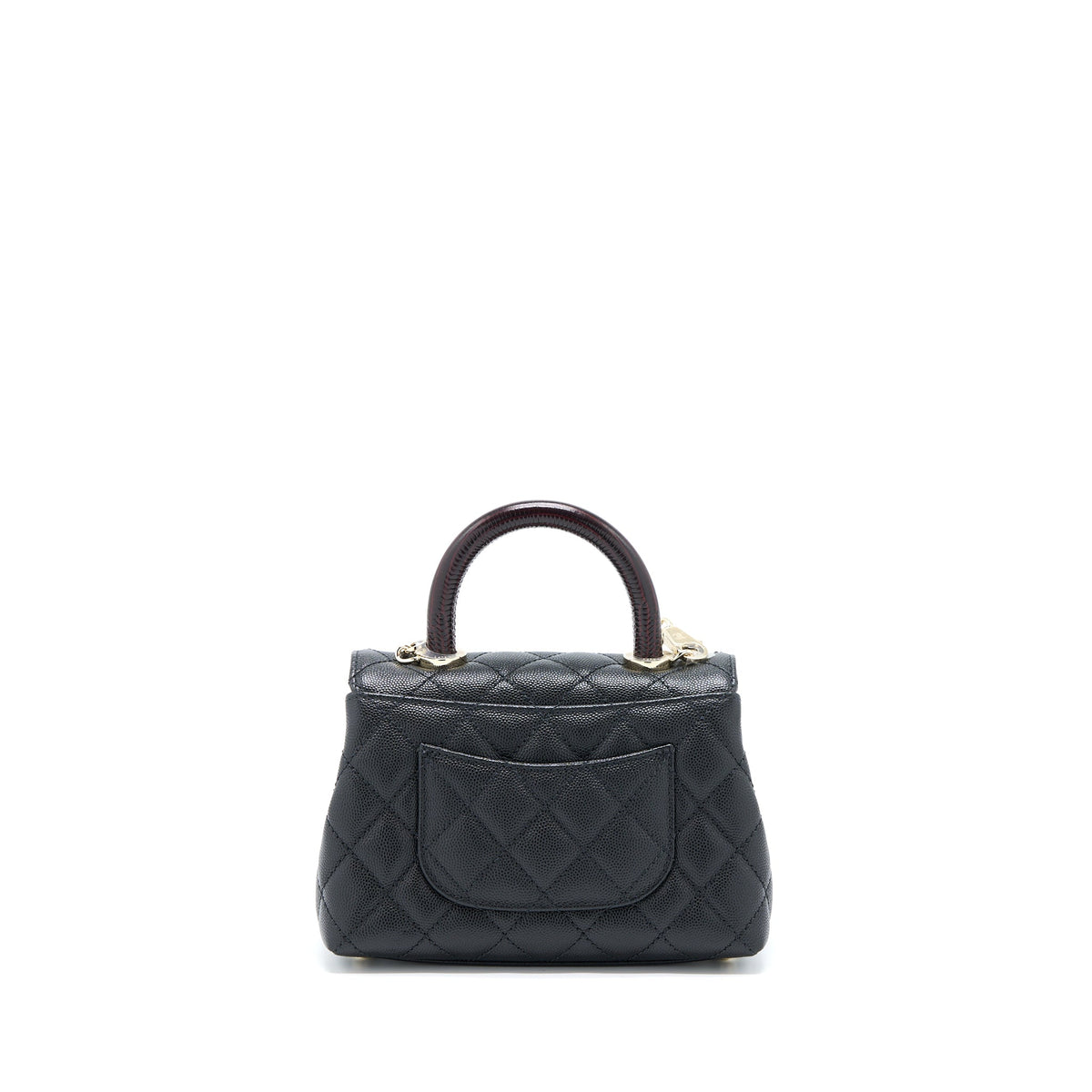 chanel-mini-coco-handle-bag-with-dark-red-handle-caviar-black-lghw