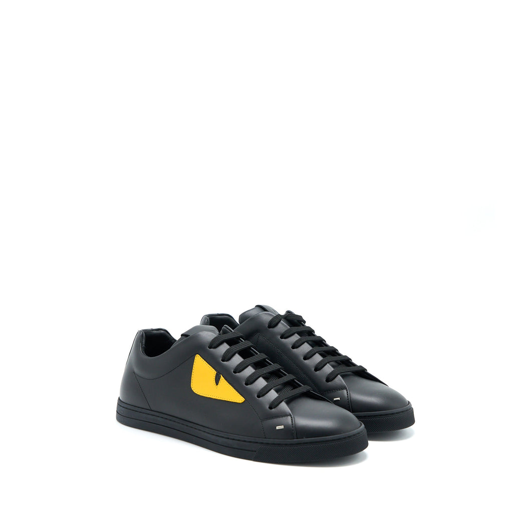 fendi-size-5-monster-sneaker-calfskin-black
