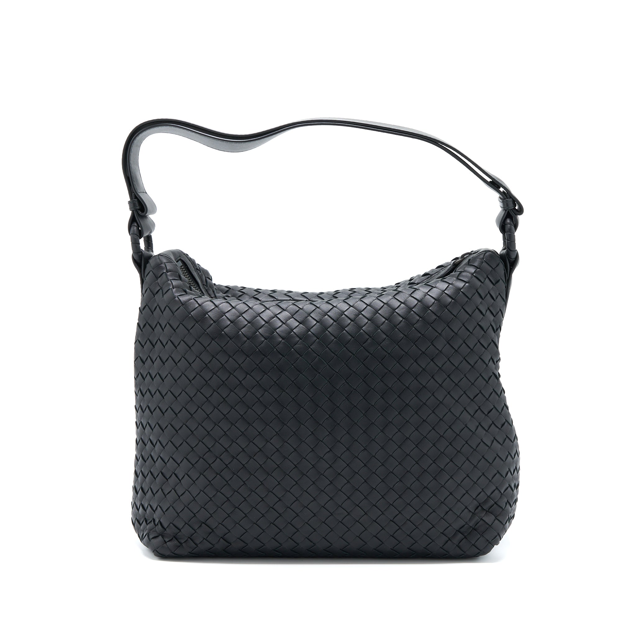 bottega-veneta-hobo-bag-intrecciato-black