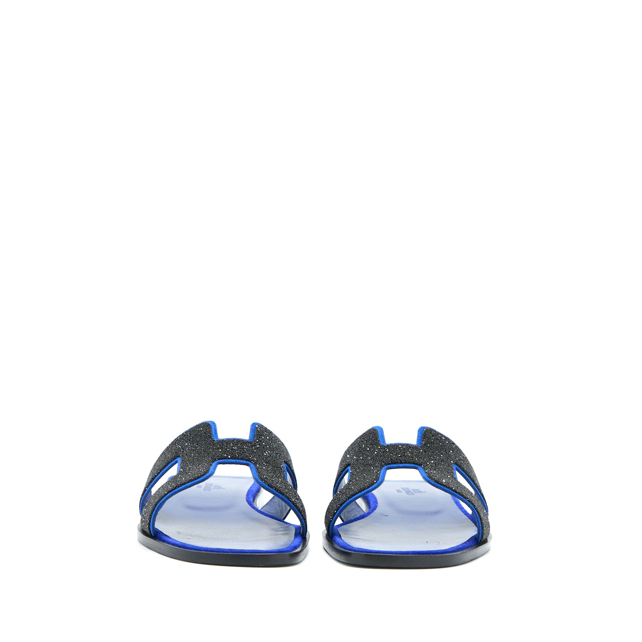hermes-size-37-oran-sandal-crystal-chevre-velours-black-blue-saphir