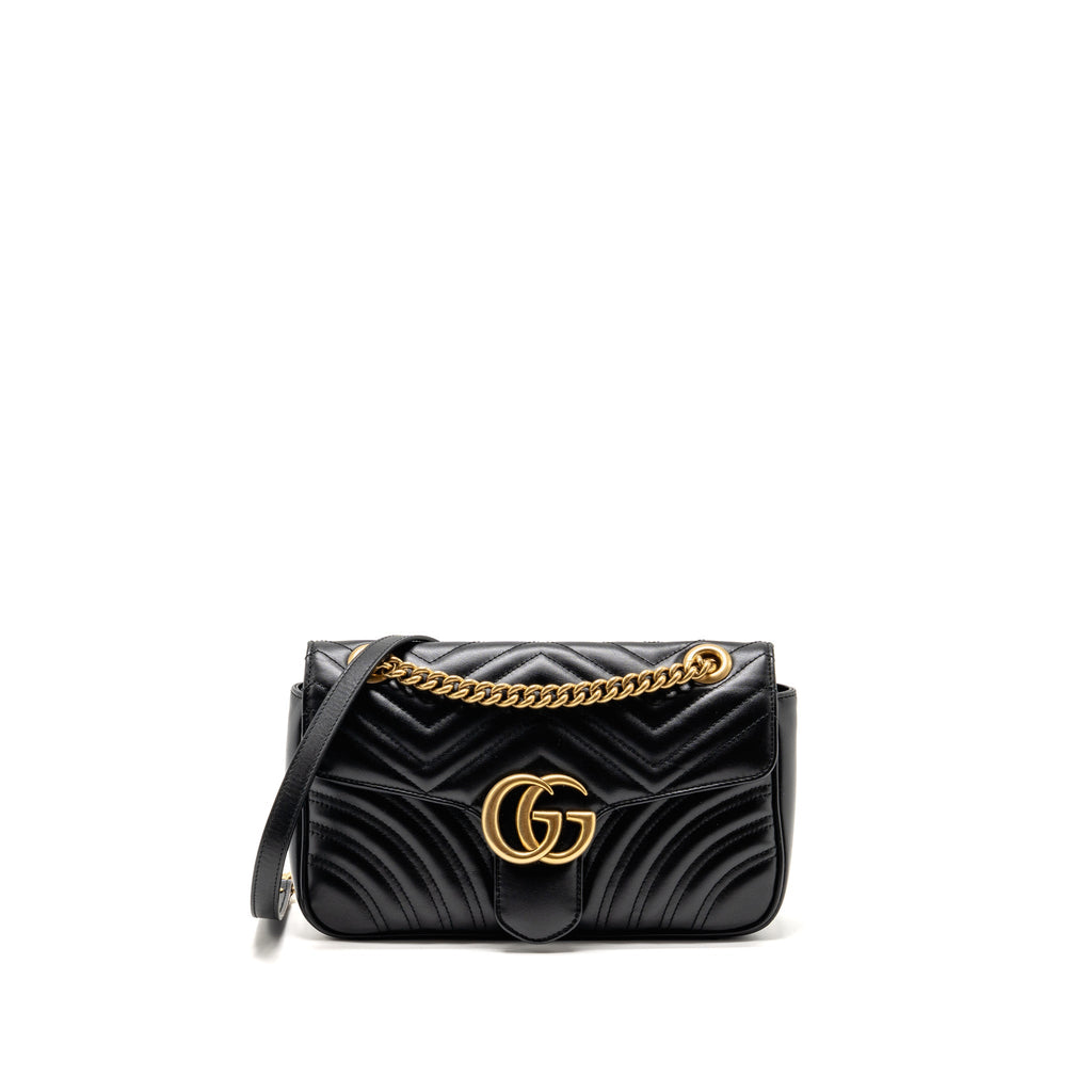 gucci-medium-gg-marmont-shoulder-bag-calfskin-black-ghw-2