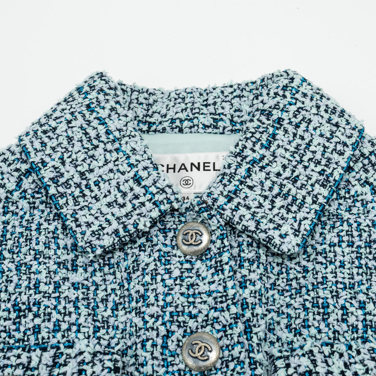 chanel-size-34-20p-sleeveless-tweed-dress-polyamide-cotton-navy-blue-blue-green