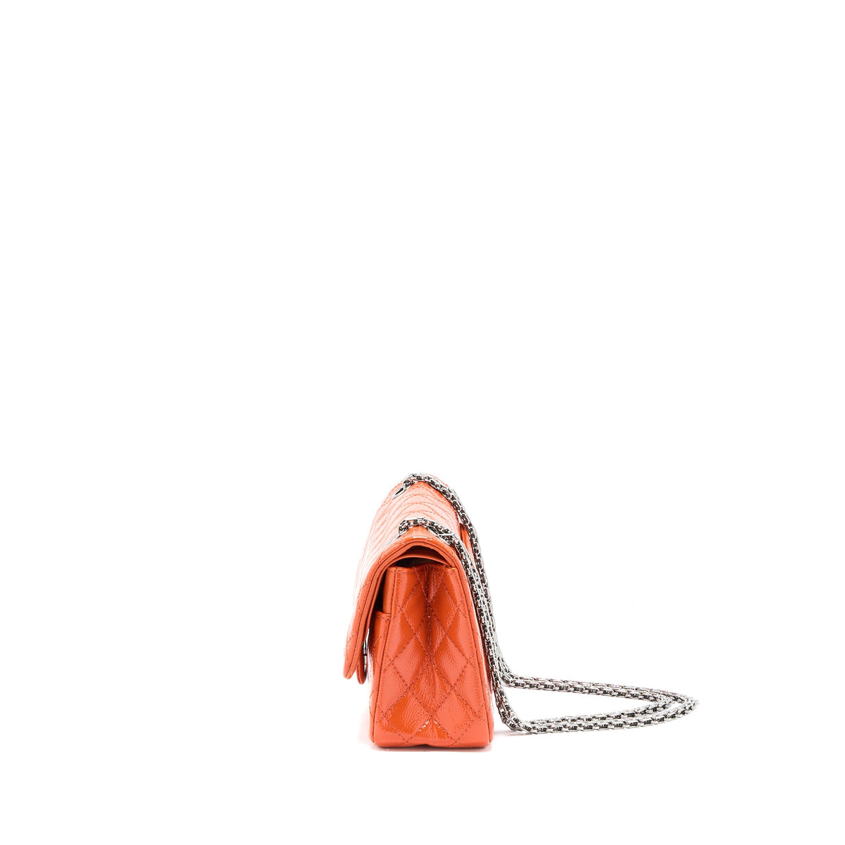 chanel-small-2-55-reissue-flap-bag-patent-leather-orange-shw