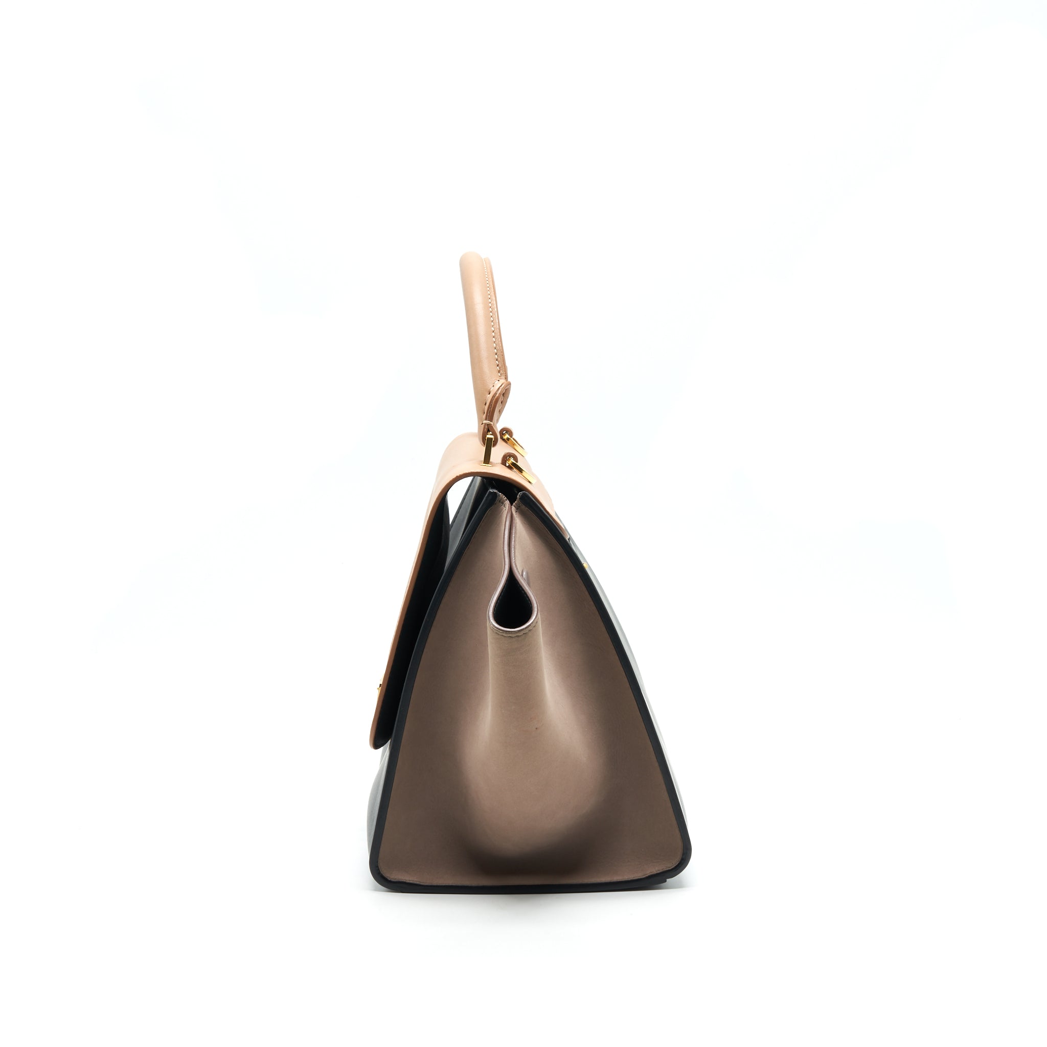 celine-small-trapeze-bag-multi-colour-beige-black-pink-beige