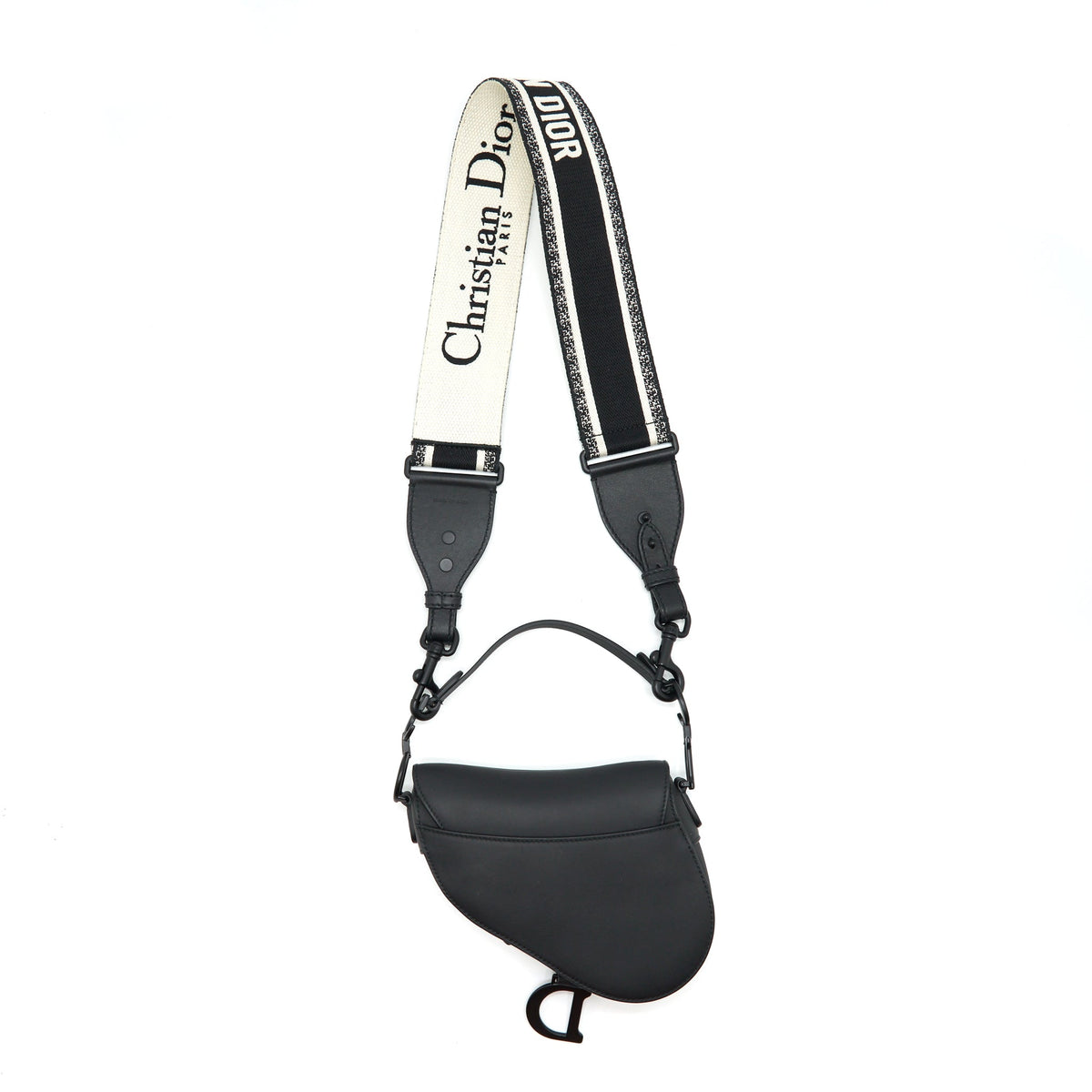 dior-mini-saddle-calfskin-so-black-with-an-extra-shoulder-strap