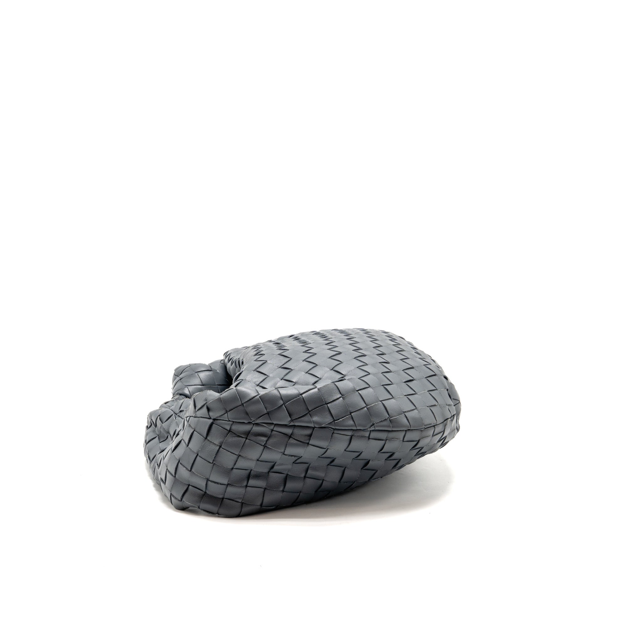 bottega-veneta-small-jodie-bag-lambskin-grey-ghw