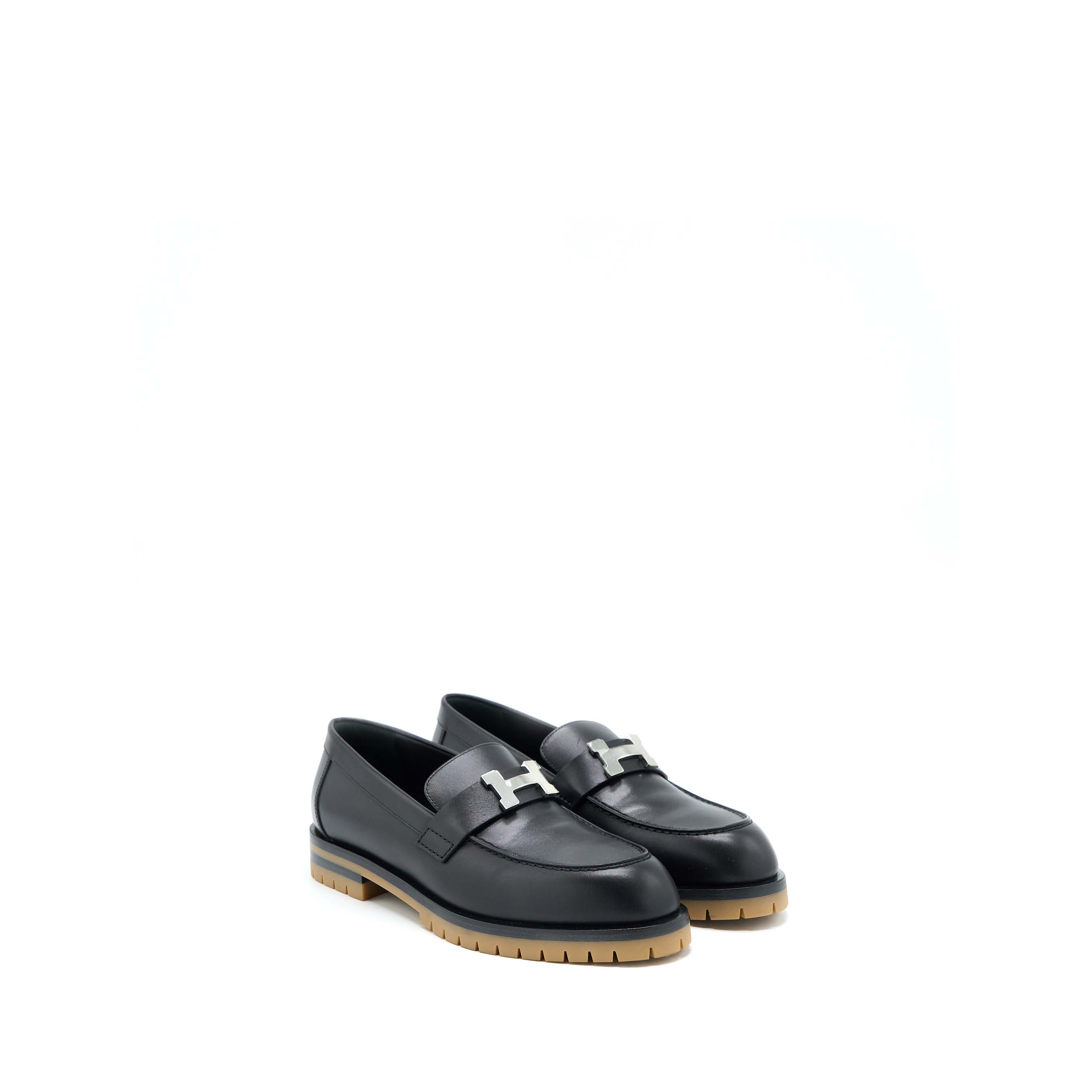 hermes-size-38-mocassins-faubourg-calfskin-black-shw