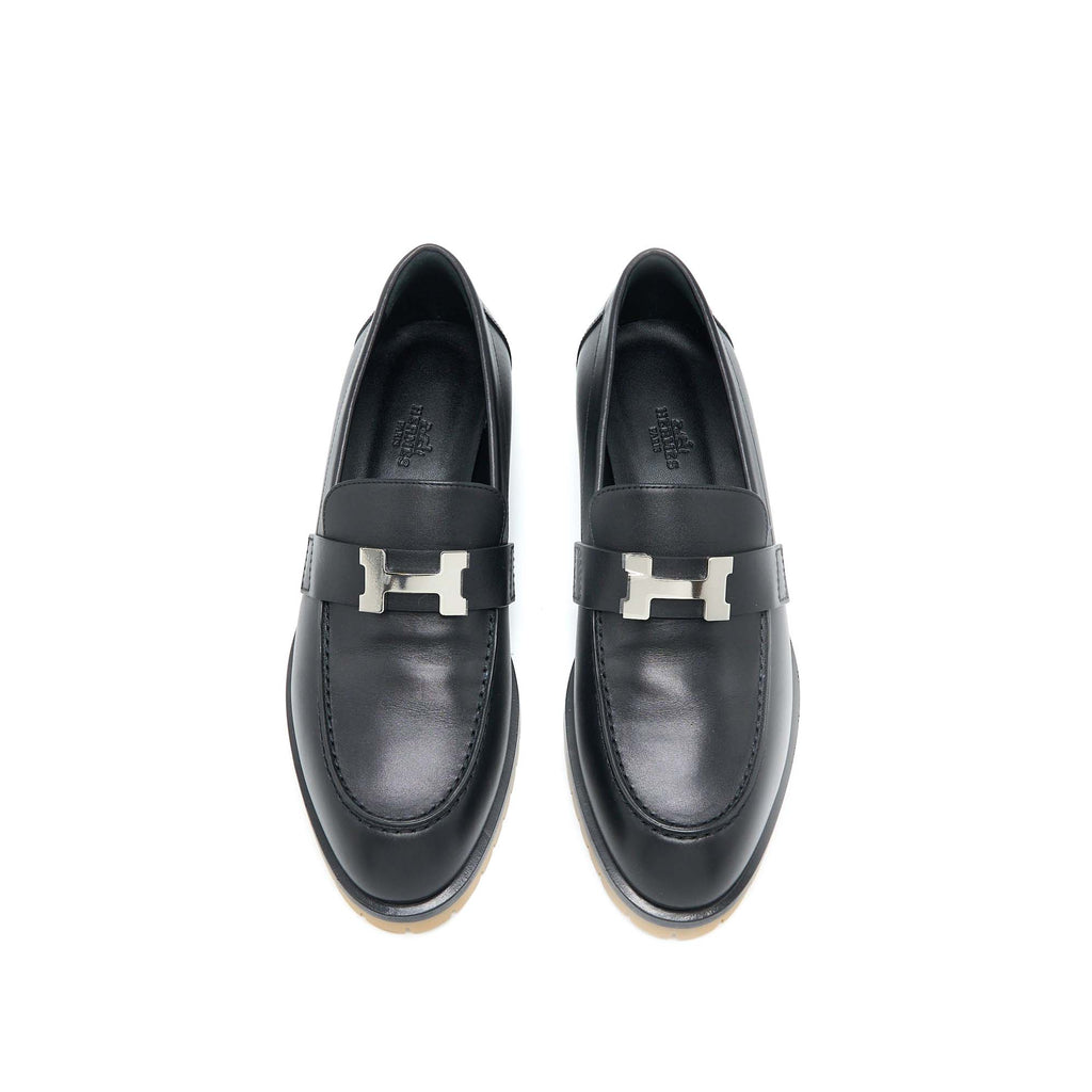 hermes-size-38-mocassins-faubourg-calfskin-black-shw