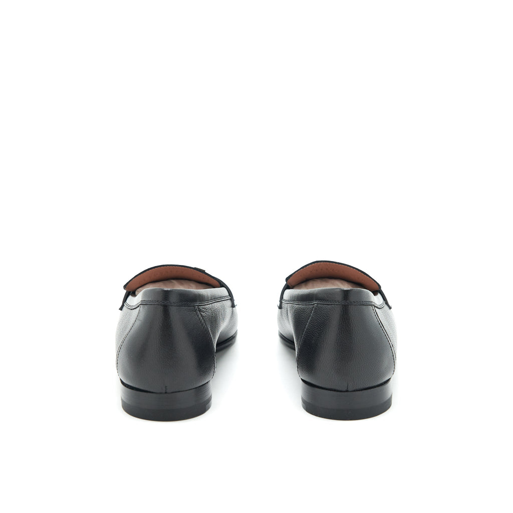 hermes-size-37-black-paris-fitted-loafer-shw
