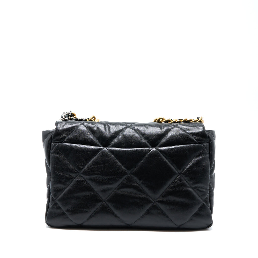 chanel-maxi-19-bag-goatskin-black-multicolour-hardware
