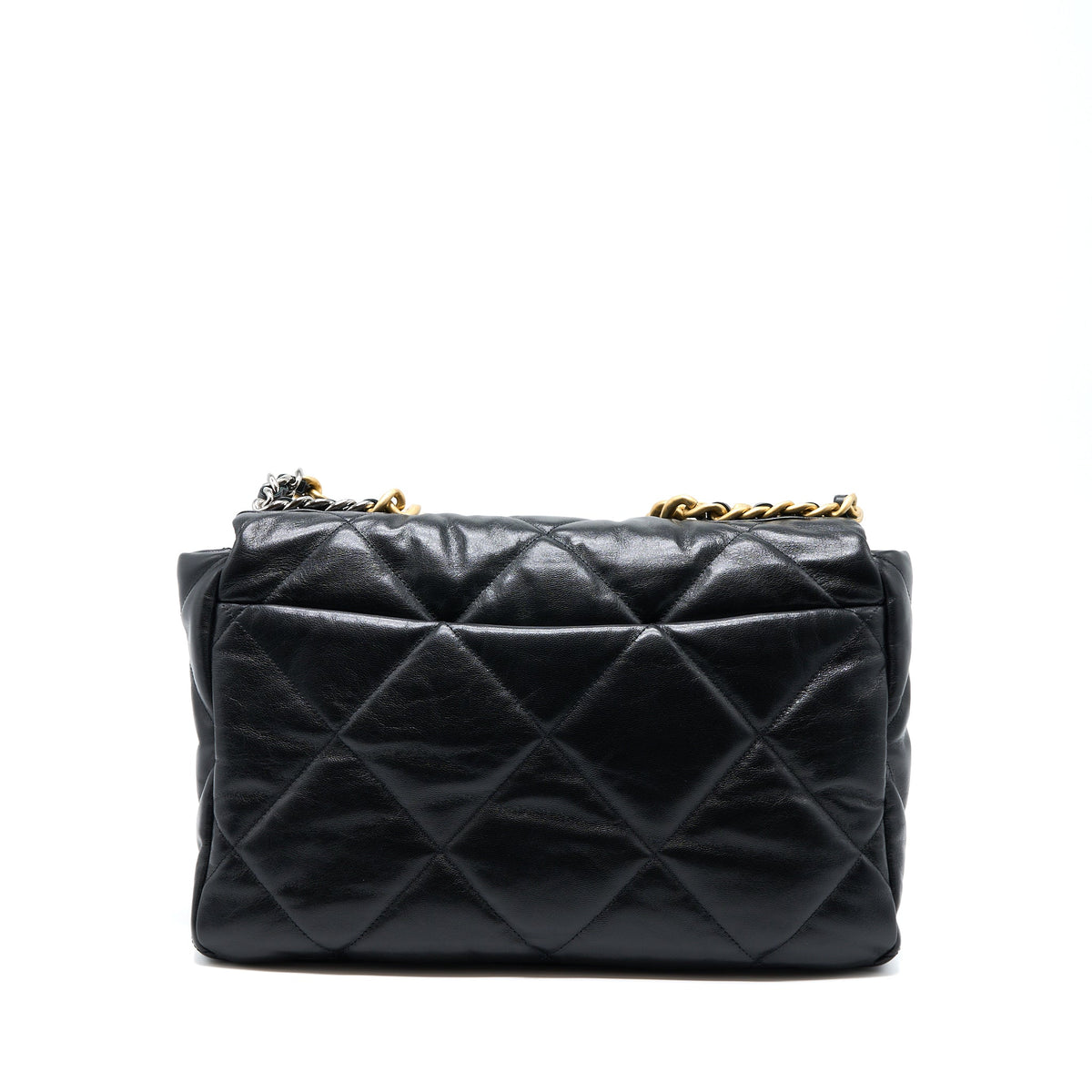 chanel-maxi-19-bag-goatskin-black-multicolour-hardware