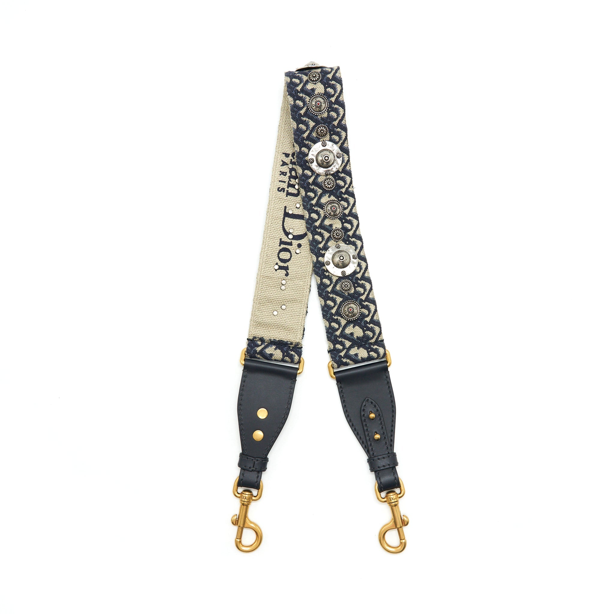 dior-shoulder-strap-blue-oblique-embroidery-with-metal-medallions