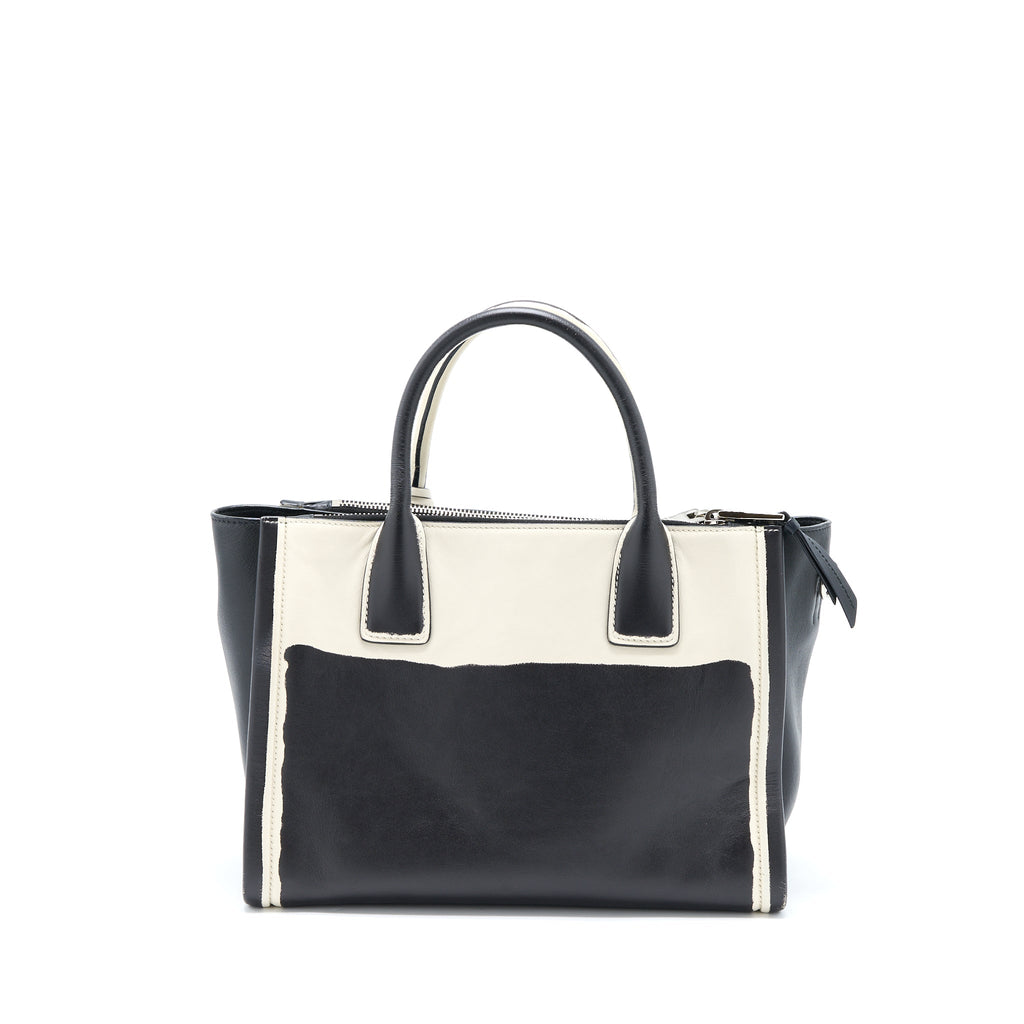 prada-double-zip-tote-bag-calfskin-black-white-shw