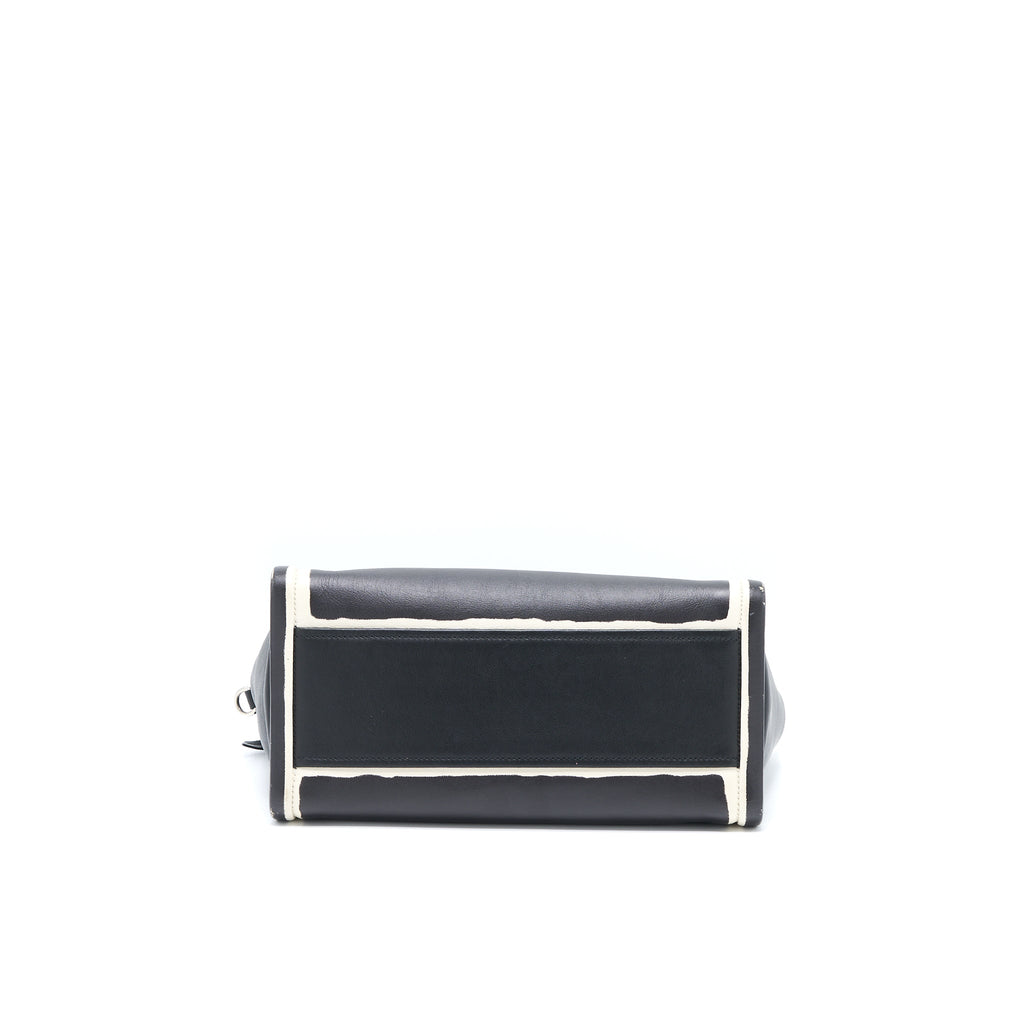 prada-double-zip-tote-bag-calfskin-black-white-shw