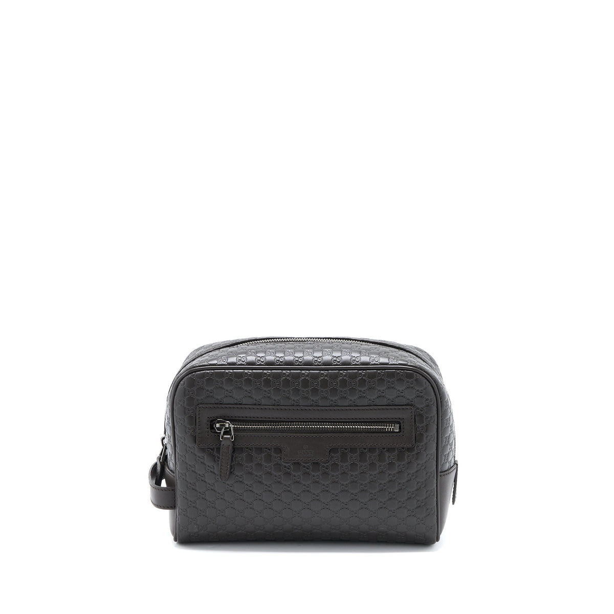 gucci-gg-print-pouch-calfskin-dark-brown-shw