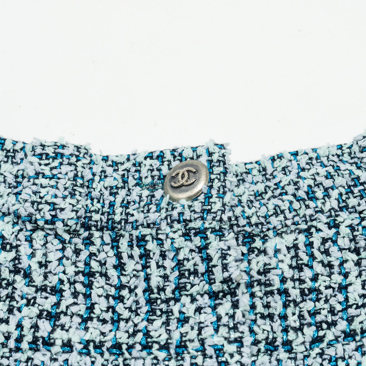chanel-size-36-20p-tweed-shorts-polyamide-cotton-navy-blue-blue-green