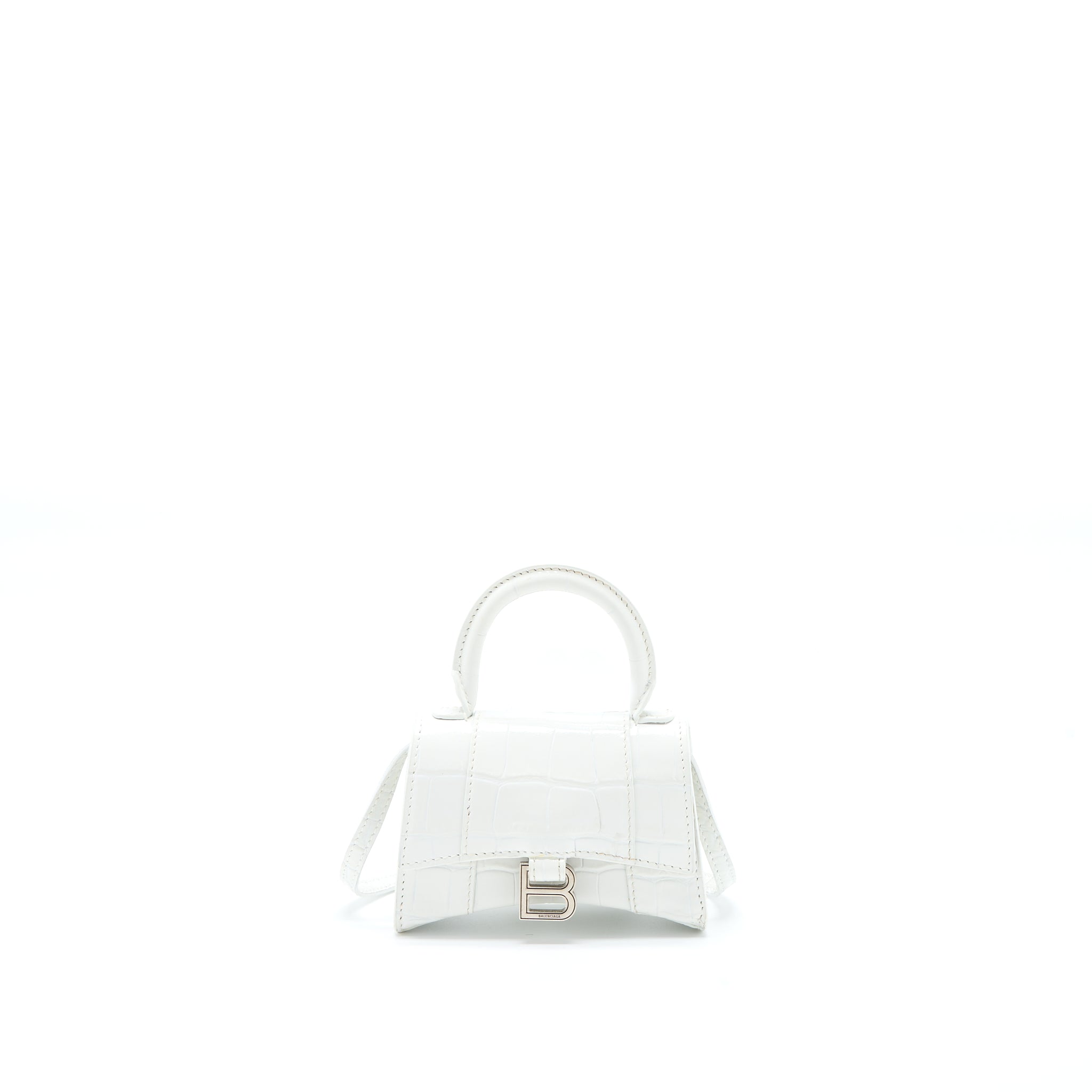 balenciaga-mini-hourglass-bag-croc-embossed-leather-white-shw