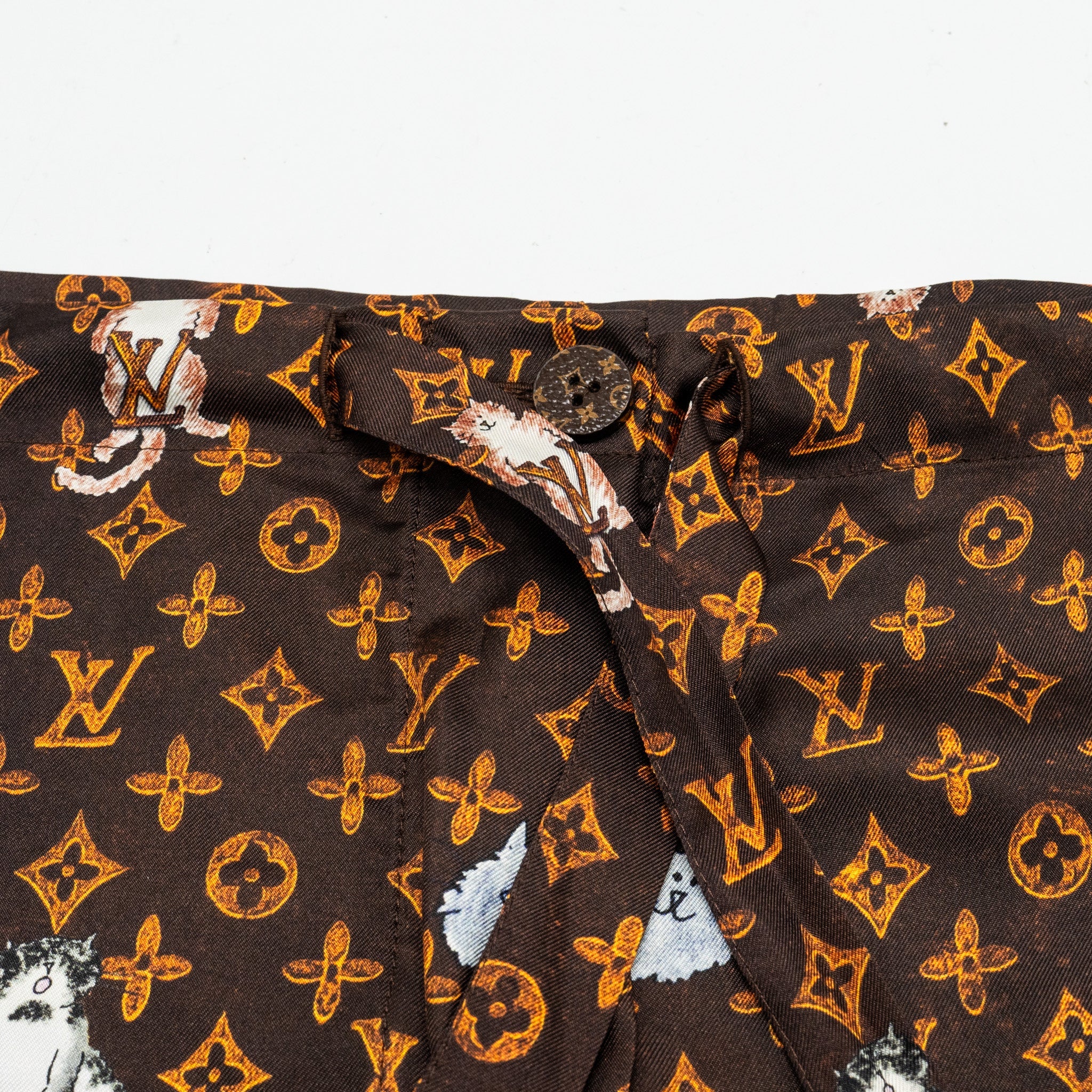 louis-vuitton-size-38-pyjamas-pants-silk-brown-multicolour