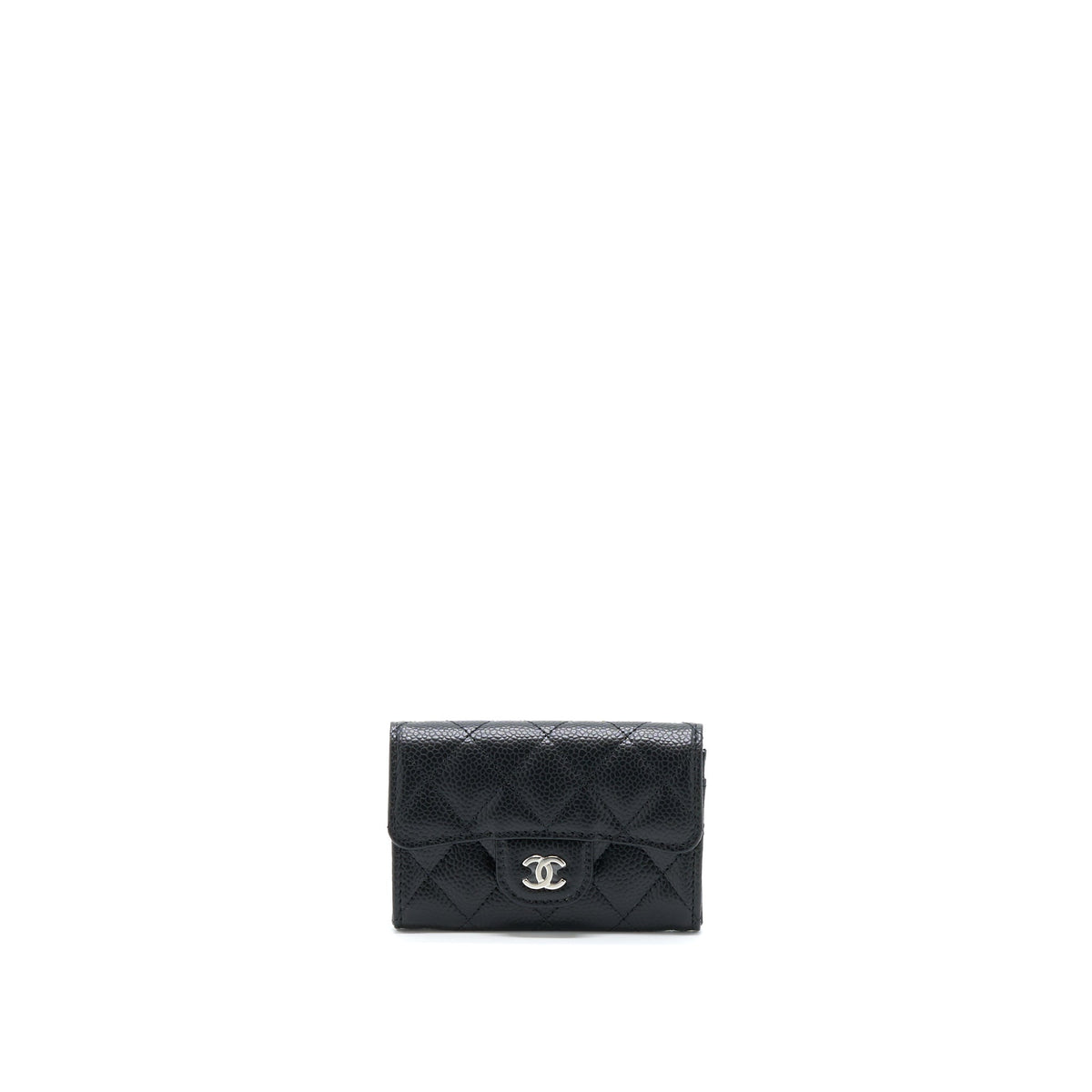 chanel-classic-flap-card-holder-caviar-black-shw-2