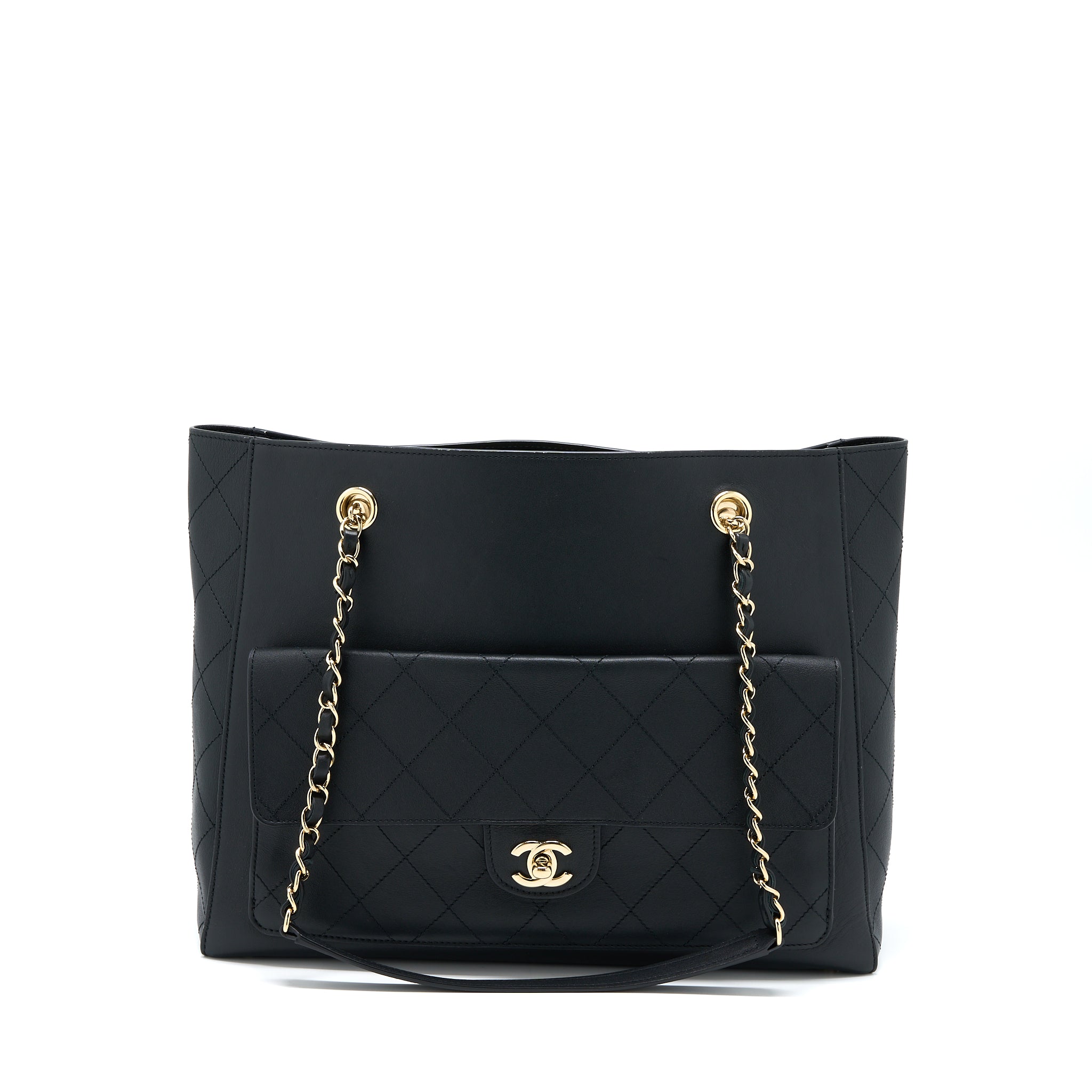 chanel-tote-bag-lambskin-black-lghw