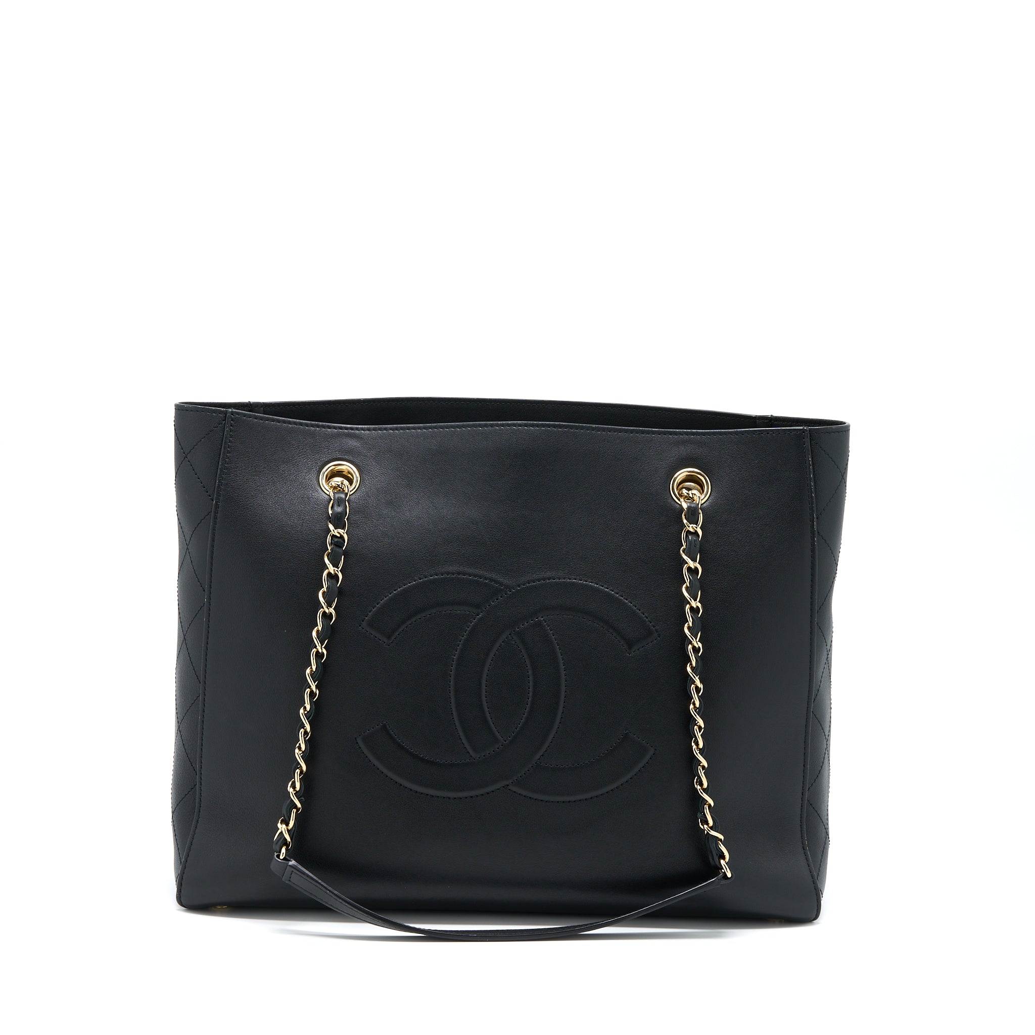 chanel-tote-bag-lambskin-black-lghw