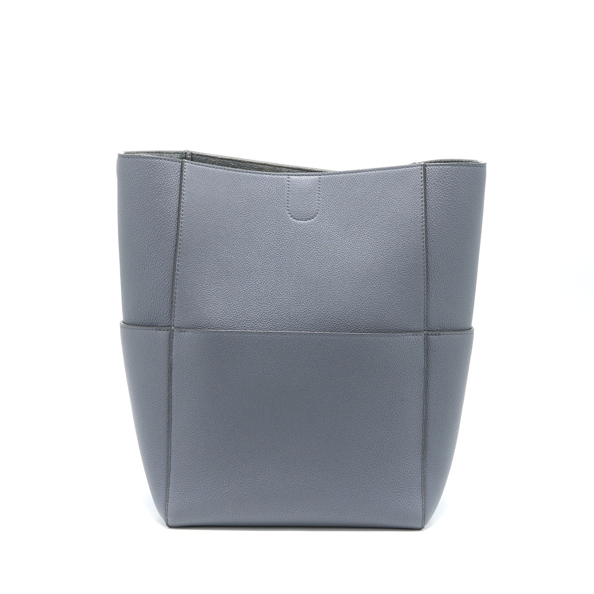 celine-sangle-bucket-bag-calfskin-grey-ghw
