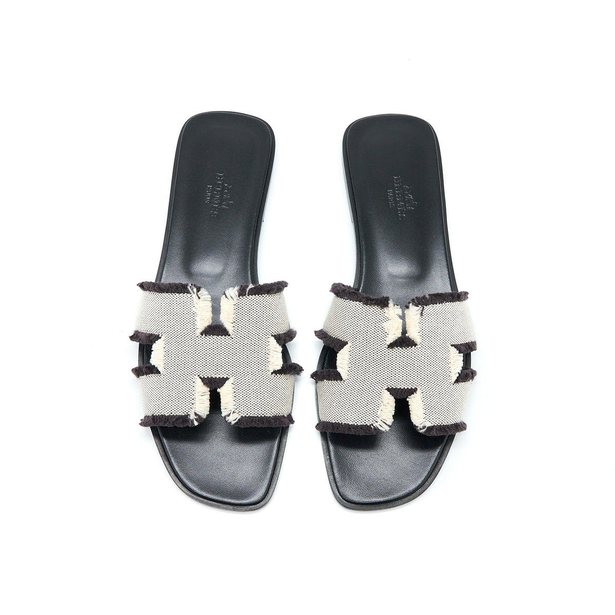 hermes-size-38-oran-sandals-toile-de-cotton-prunoir