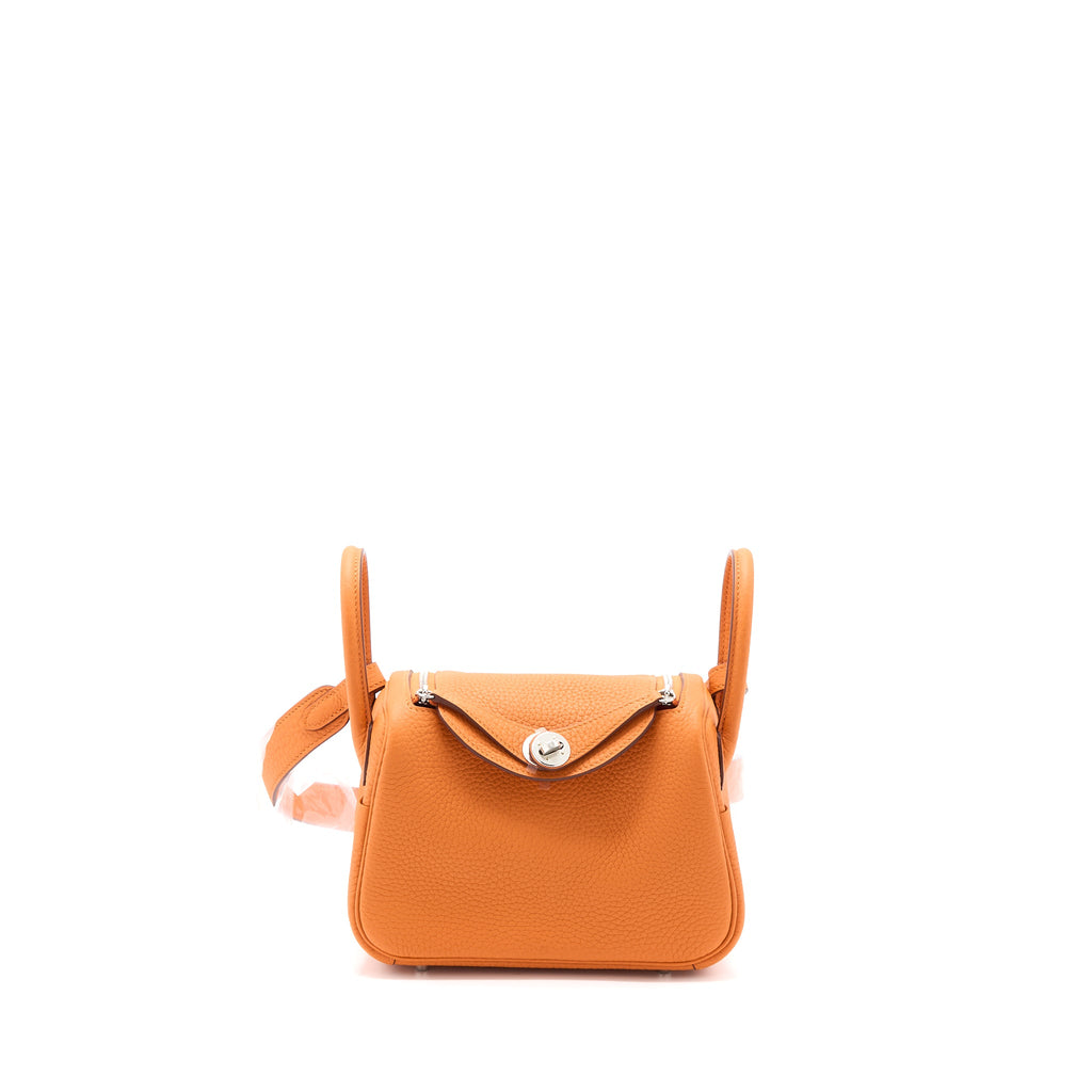 hermes-mini-lindy-clemence-orange-shw-stamp-u