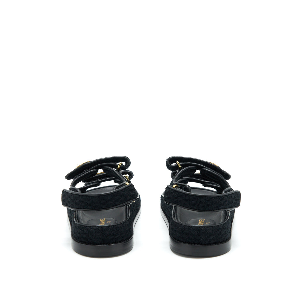 chanel-size-38-dad-sandal-black-with-gold-cc-logo