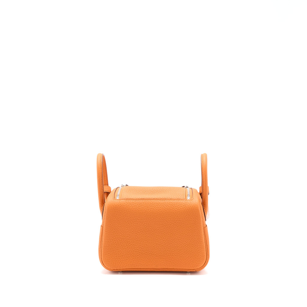 hermes-mini-lindy-clemence-orange-shw-stamp-u