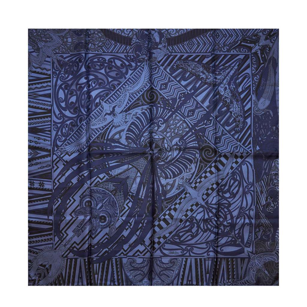hermes-90cm-silk-scarf-kawa-ora-dark-blue