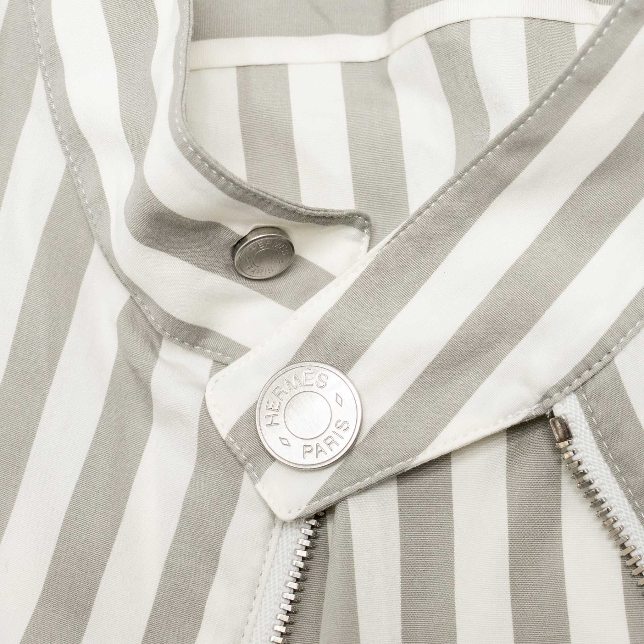 hermes-size-40-15-3-4-striped-zip-up-shirt-cotton-white-grey-shw